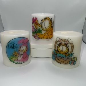 Garfield Easter candle set